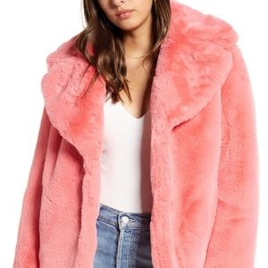 KENDALL + KYLIE Faux Fur Jacket